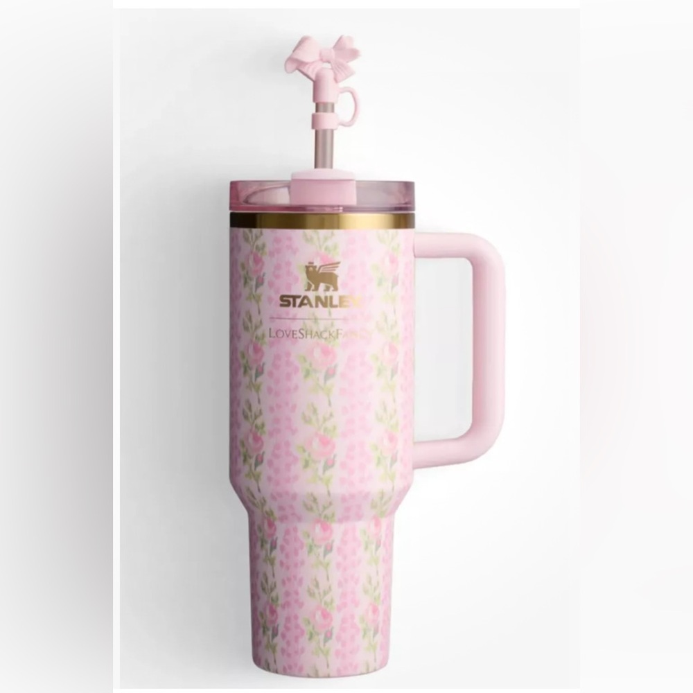 New Stanley X Love Shack Fancy Tumbler 40 oz Blooming Heirloom Cup